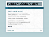 fliesen-loesel.de Webseite Vorschau