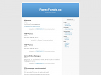 forexfonds.wordpress.com Webseite Vorschau