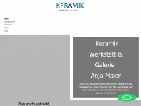 keramik-maier.de Webseite Vorschau