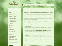 gruenekraft.com Webseite Vorschau