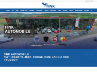 fink-automobile.de Webseite Vorschau