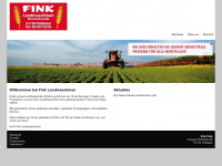 fink-landmaschinen.de Webseite Vorschau