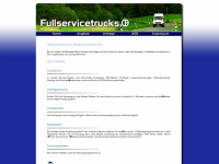 fullservicetrucks.de Webseite Vorschau