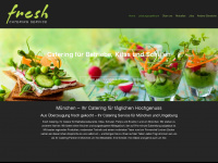 freshcatering.de Webseite Vorschau