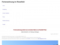 ferienwohnung-rieselfeld.com Webseite Vorschau