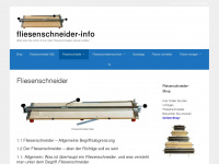 fliesenschneider-info.de Webseite Vorschau