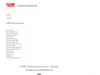 fiamm-batterie.de Webseite Vorschau