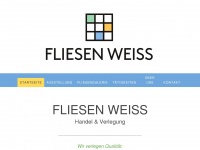 fliesenweiss.net Webseite Vorschau