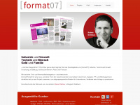 format-07.de Webseite Vorschau