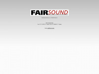 fairsound.de Webseite Vorschau