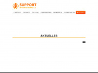 supportinternational.de Webseite Vorschau