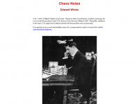 chesshistory.com Webseite Vorschau