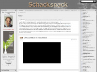 schacksnack.se Webseite Vorschau