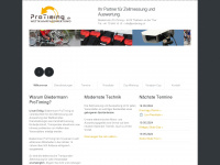 protiming.ch Webseite Vorschau