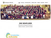 trachtenverein-sennfeld.de Webseite Vorschau