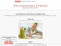 philadelphia-schule.de Webseite Vorschau
