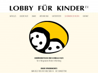 lobby-fuer-kinder-nuernberg.de Webseite Vorschau