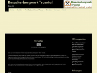 besucherbergwerk-trusetal.de Webseite Vorschau
