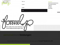 formel-p.de Webseite Vorschau