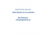 formel1-sport.de Webseite Vorschau