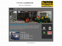 former-landtechnik.de Webseite Vorschau