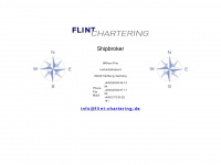 flint-chartering.de Webseite Vorschau