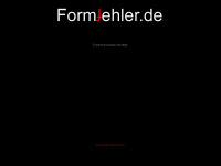 formfehler.de Webseite Vorschau