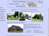 ferienwohnungen-hausanchor-keitum-sylt.de Webseite Vorschau