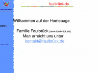 faulbrueck.de Webseite Vorschau