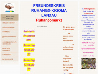freundeskreis-ruhango-kigoma.de Webseite Vorschau