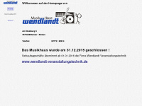 musikhaus-wendlandt.de Webseite Vorschau