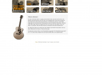gitarre-stimmen.de Webseite Vorschau