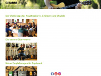 gitarrespielen.net Webseite Vorschau