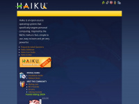 haiku-os.org Webseite Vorschau