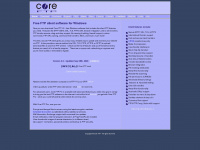 coreftp.com Webseite Vorschau