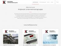 krajewski-gruppe.de Webseite Vorschau