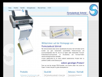 formulardruckschmid.de Webseite Vorschau