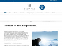 fidarsi.de Webseite Vorschau