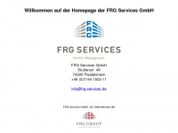 frg-services.de Webseite Vorschau