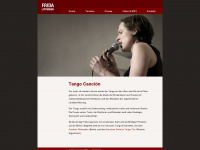 frida-tango.net Webseite Vorschau
