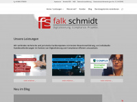falkschmidt.com Webseite Vorschau