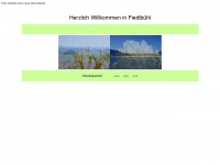 fiedlbuehl.de Webseite Vorschau