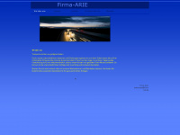 firma-arie.de Webseite Vorschau