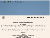 forst-waldenburg.de Webseite Vorschau