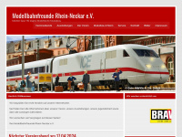 modellbahnfreunde-rhein-neckar.de Webseite Vorschau