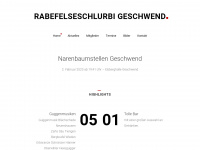 rabefelseschlurbi-geschwend.de Webseite Vorschau