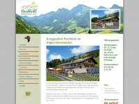berggasthof-hochbuehl.de Webseite Vorschau