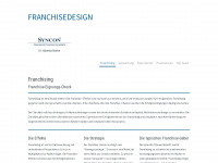 franchisedesign.de Webseite Vorschau
