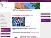 friedenskirche-kitzingen-evangelisch.de Webseite Vorschau