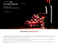 forsters-weinlaedchen.de Webseite Vorschau